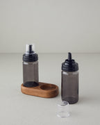 Saly Glass 2 pcs Oil Bottle 245 ml Anthracite (view 2)