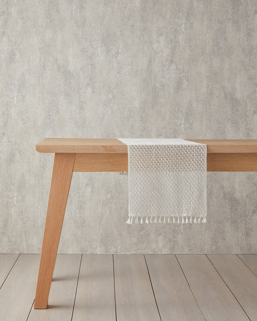 Adel Cotton Runner 35x145 cm Beige