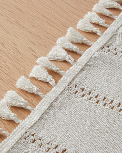 Aden Cotton Runner 35x145 cm Beige (view 2)