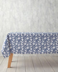 Cotton Polyester Waterproof Table Cloth 150x200 cm - Navy Blue