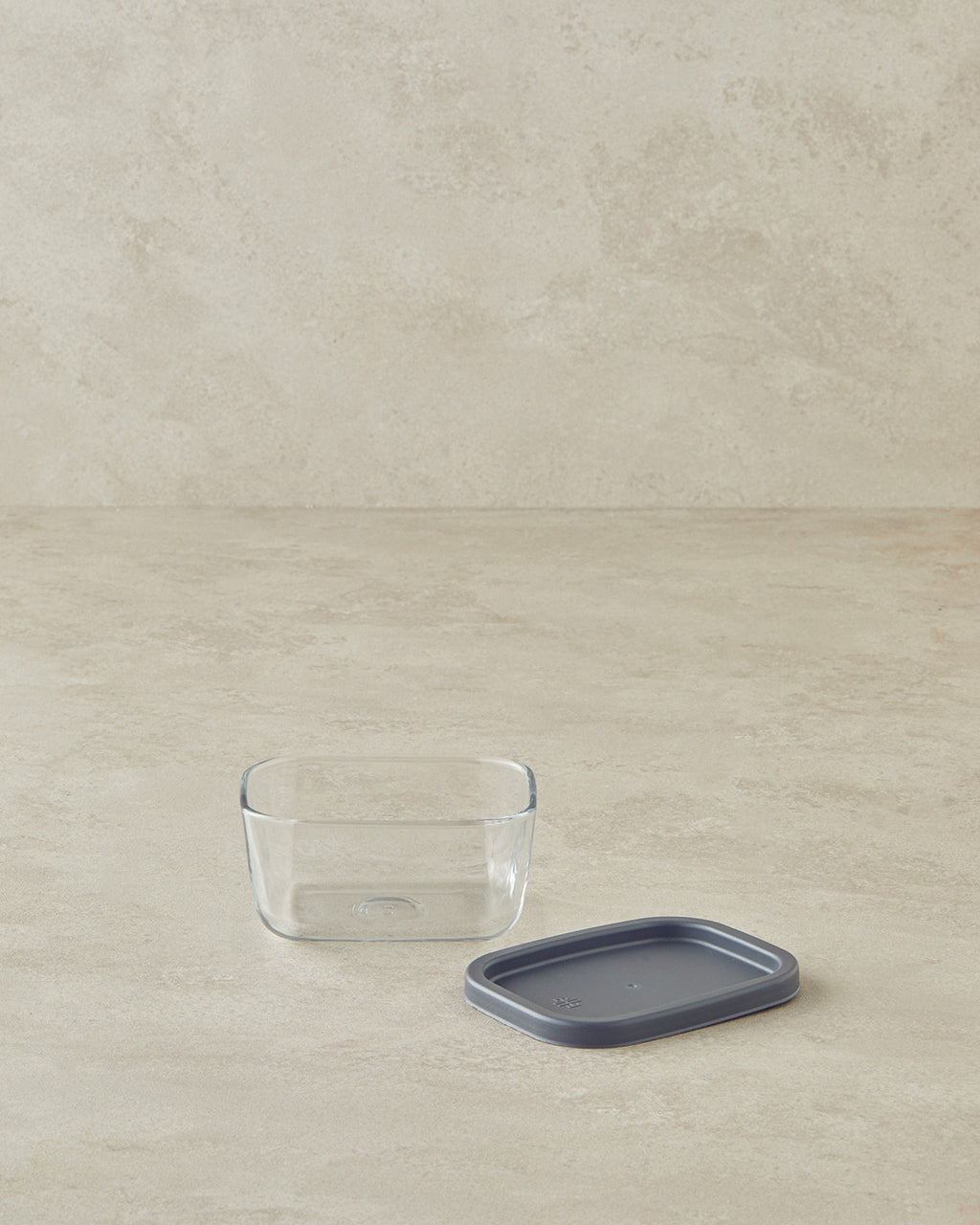 Glass Storage Container Gray (view 6)