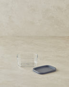 Glass Storage Container Gray (view 6)