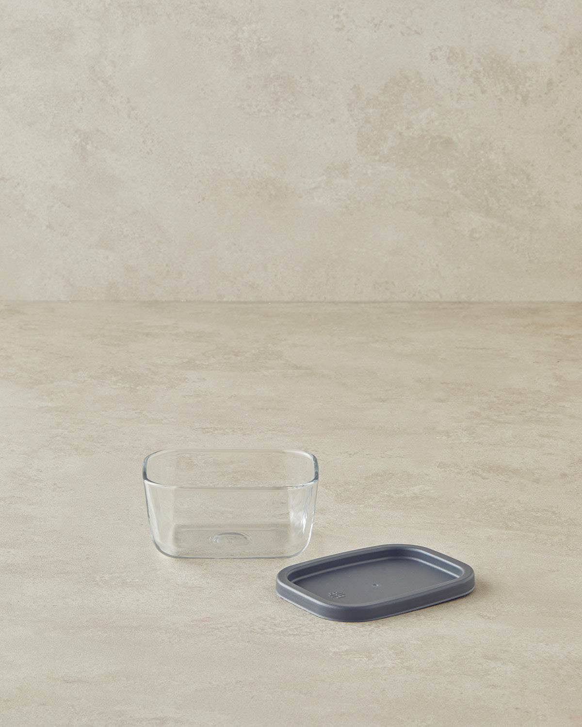 Glass Storage Container Gray (view 6)