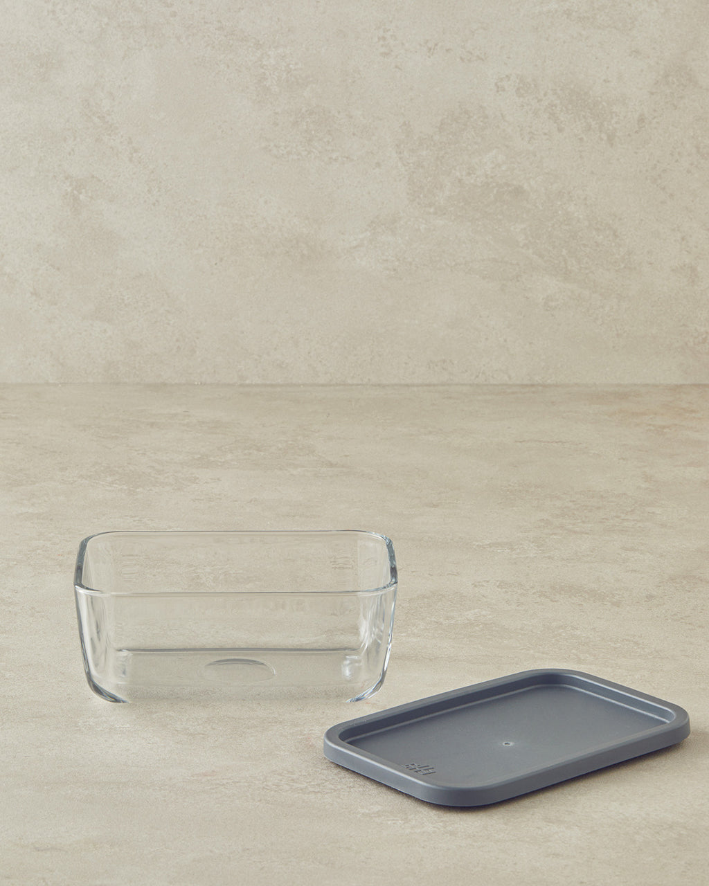 Glass Storage Container Gray (view 10)