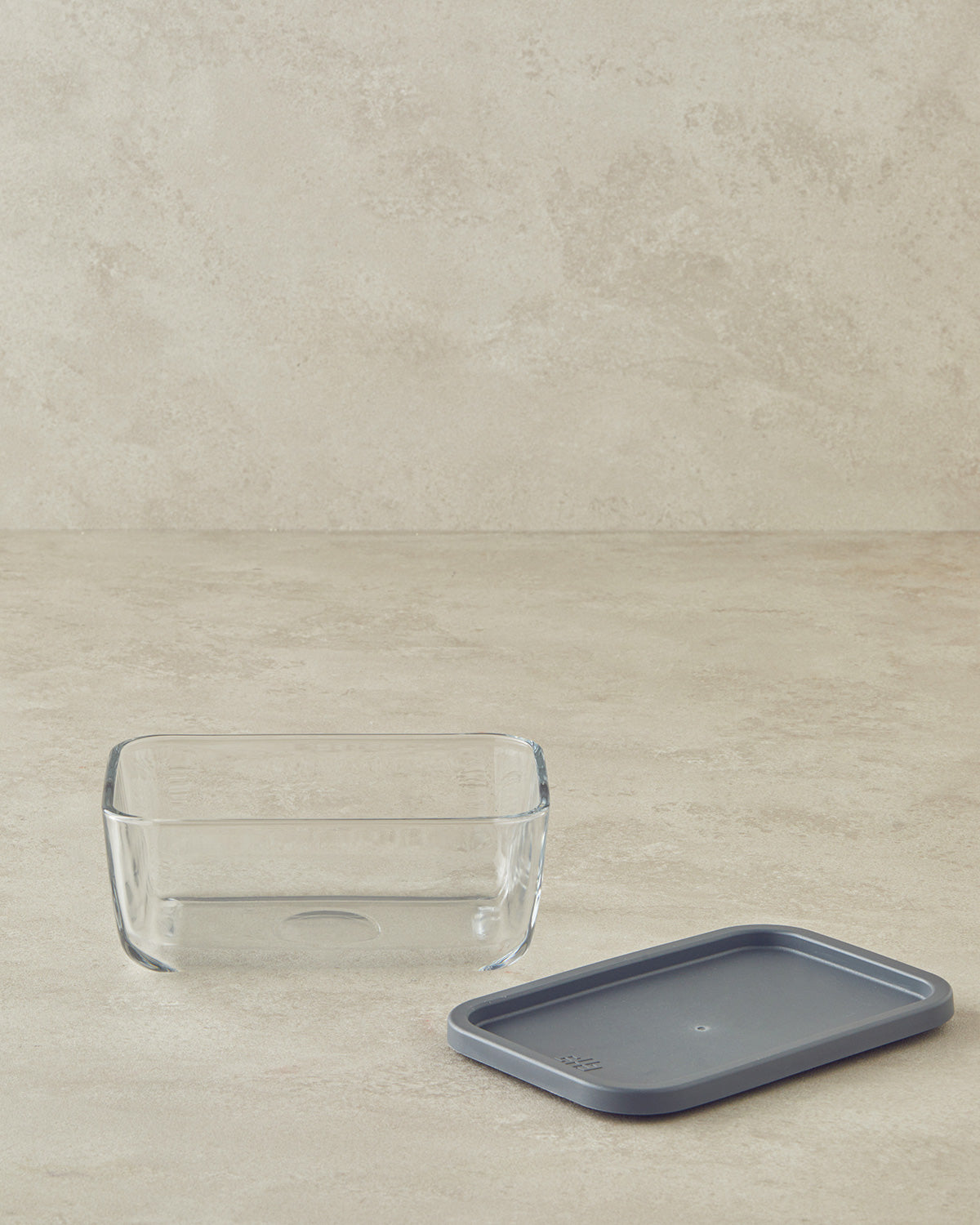 Glass Storage Container Gray (view 10)