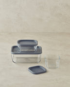 Glass Storage Container Gray (view 12)