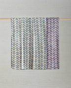 Heritage Cotton Acrylic Blanket Blue - Single 150x200 cm