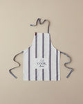 Cookery Cotton Polyester Kitchen Apron 70x55 cm White - Gray