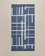 Eterno Woven Rug 120x180 cm Navy Blue