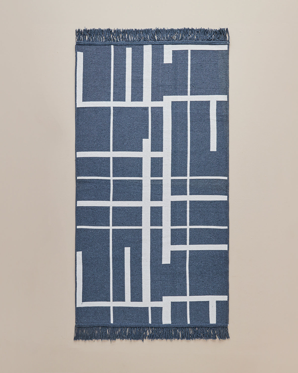 Eterno Woven Rug 120x180 cm Navy Blue
