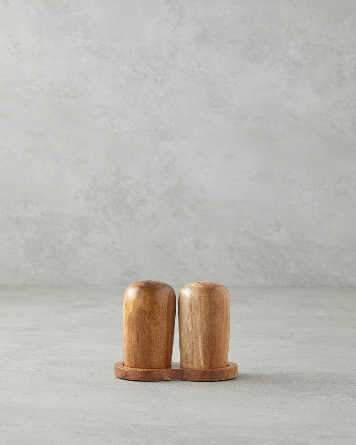 Acacia 2 pcs Salt and Pepper Shaker 11x9 cm Brown