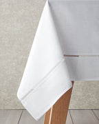 Sarita Cotton Table Cloth 150x200 cm White (view 2)