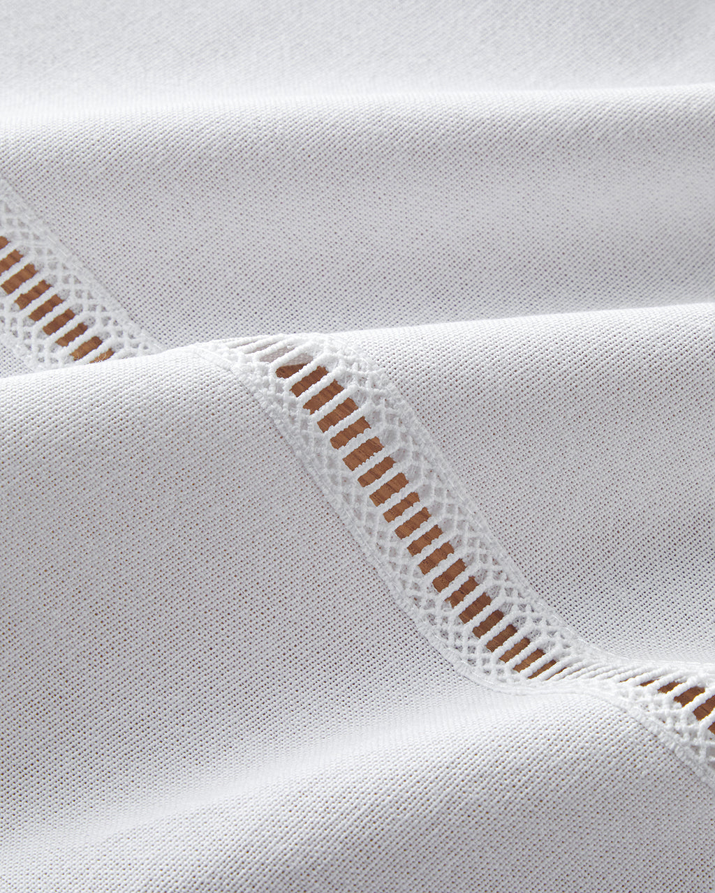 Sarita Cotton Table Cloth 150x200 cm White (view 3)
