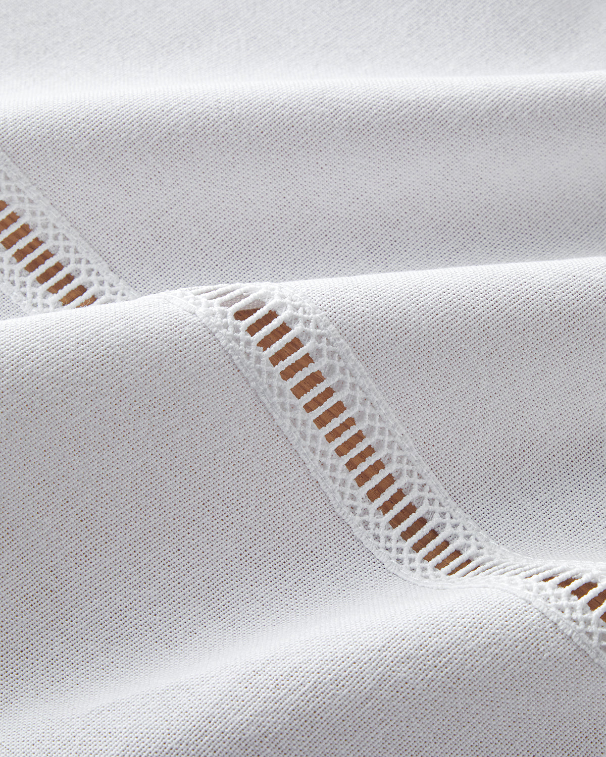 Sarita Cotton Table Cloth 150x200 cm White (view 3)