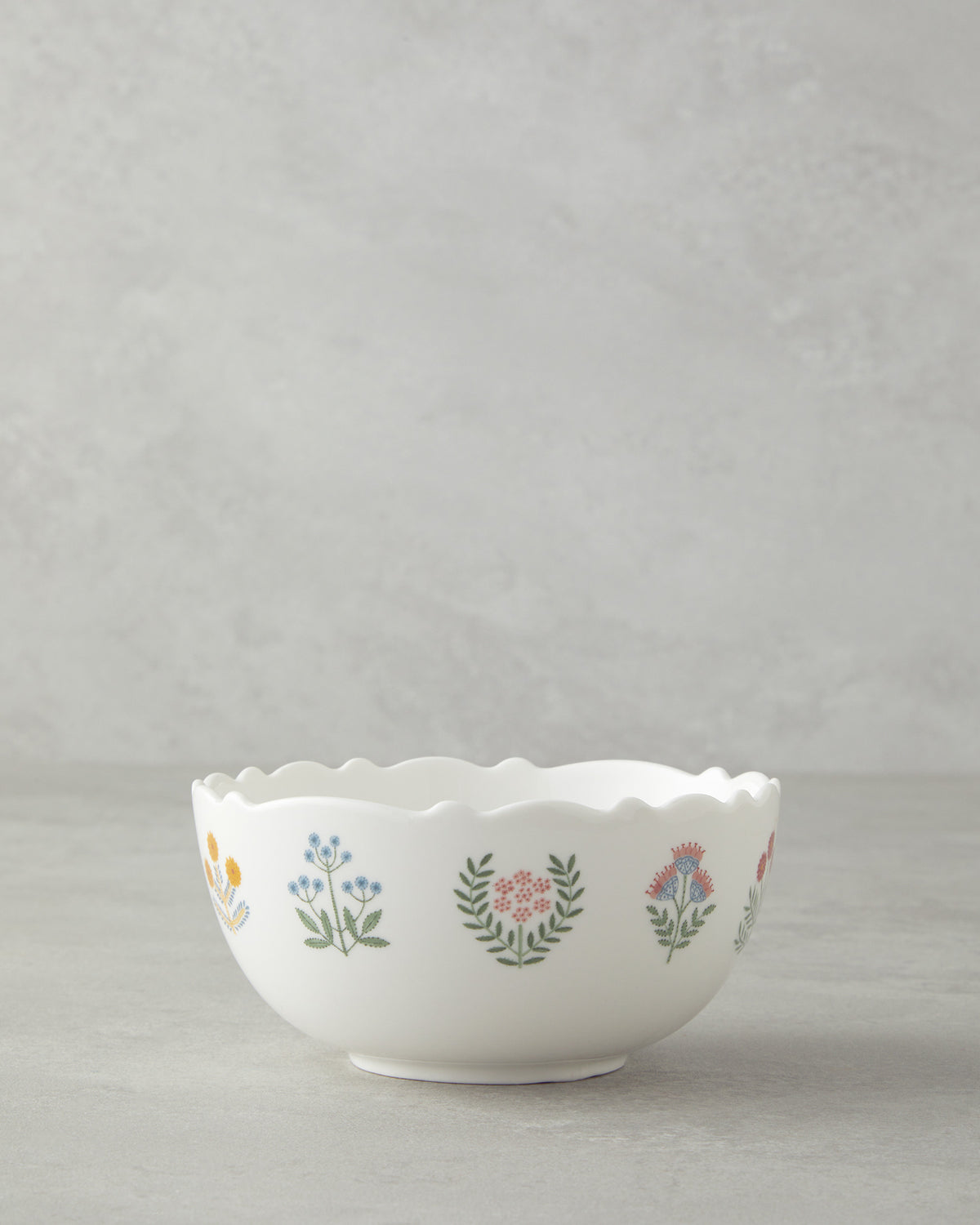 Retro Petite New Bone China Bowl Colored - 14 cm