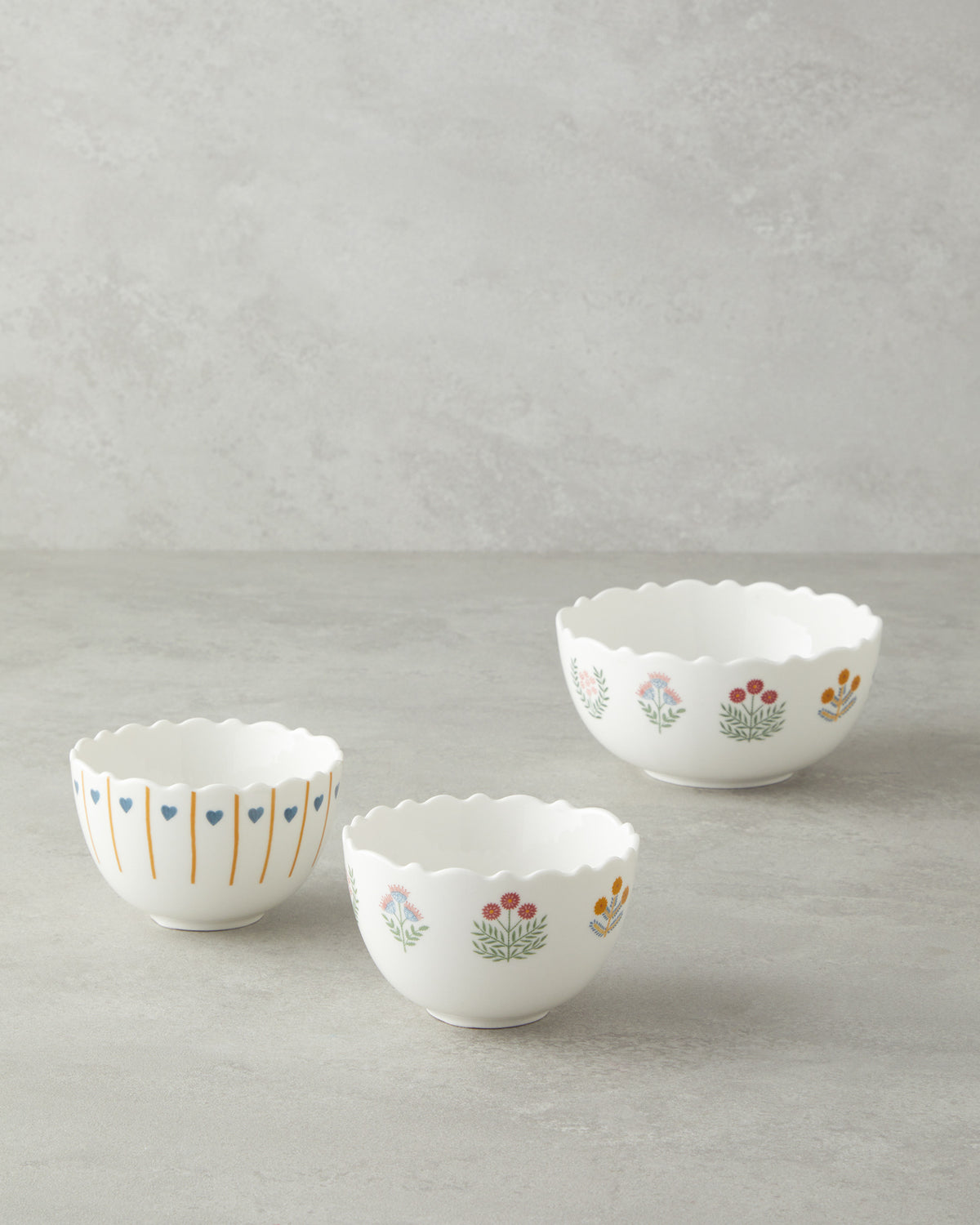 Retro Petite New Bone China Bowl Colored (view 4)