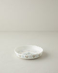 Retro Paisley New Bone China Deep Plate 19 cm White - Blue