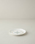 Retro Paisley New Bone China Cake Plate 18 cm White - Blue