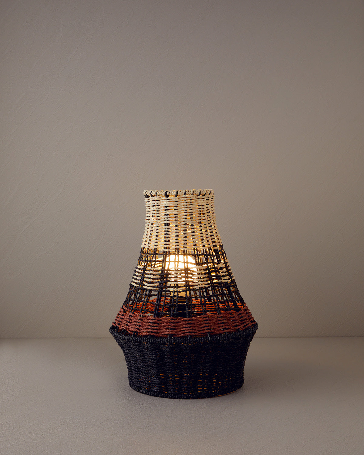 Lenore Paper Thread Table Lamp Natural - 12x18x30 cm (view 2)