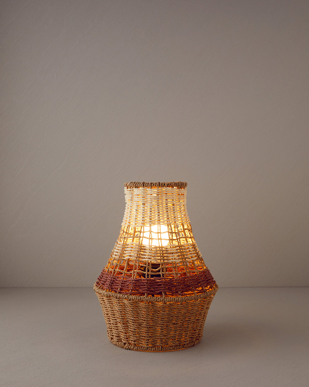 Lenore Paper Thread Table Lamp Natural (view 6)