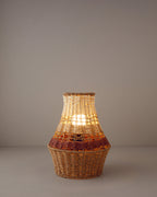 Lenore Paper Thread Table Lamp Natural (view 6)
