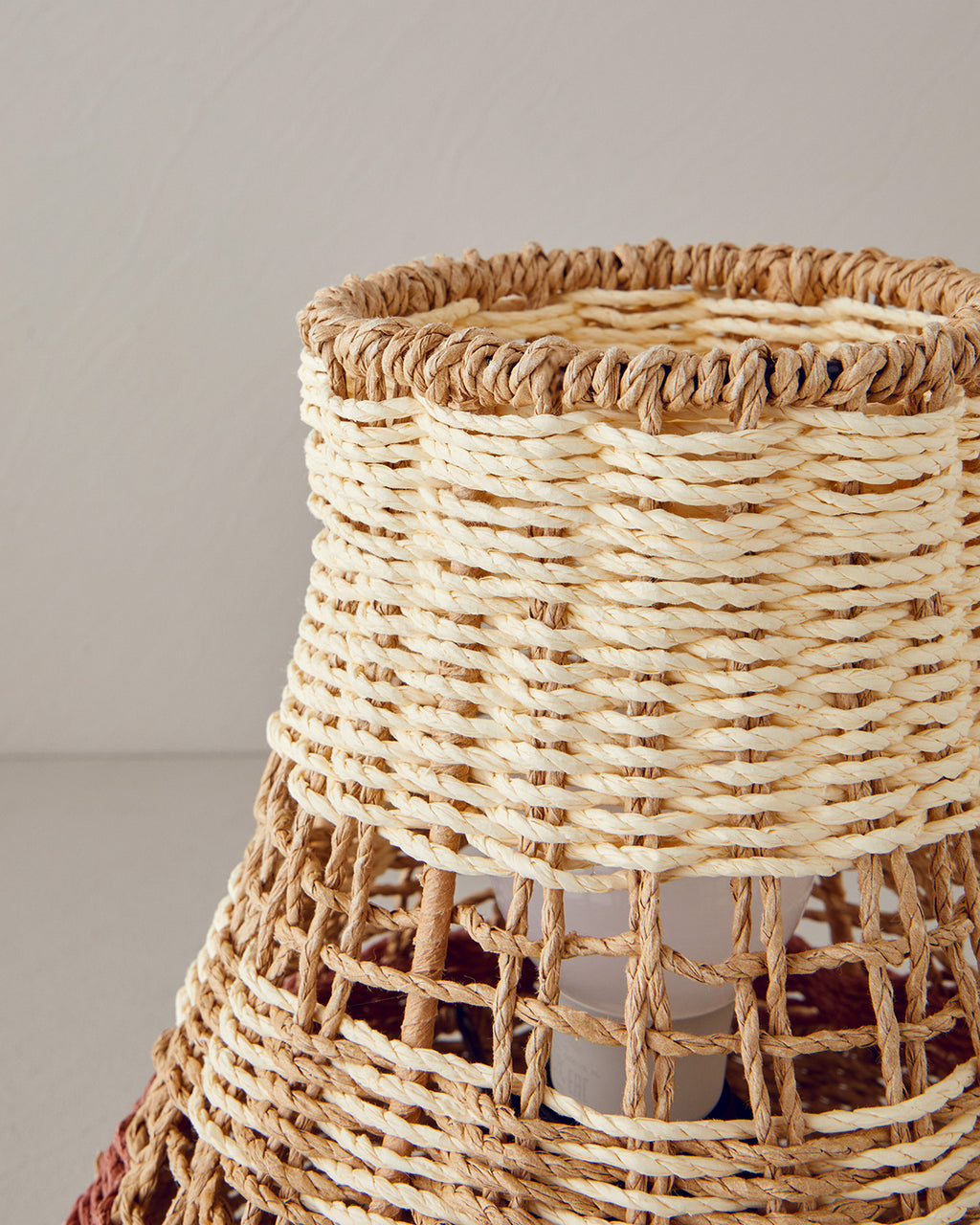 Lenore Paper Thread Table Lamp Natural (view 7)