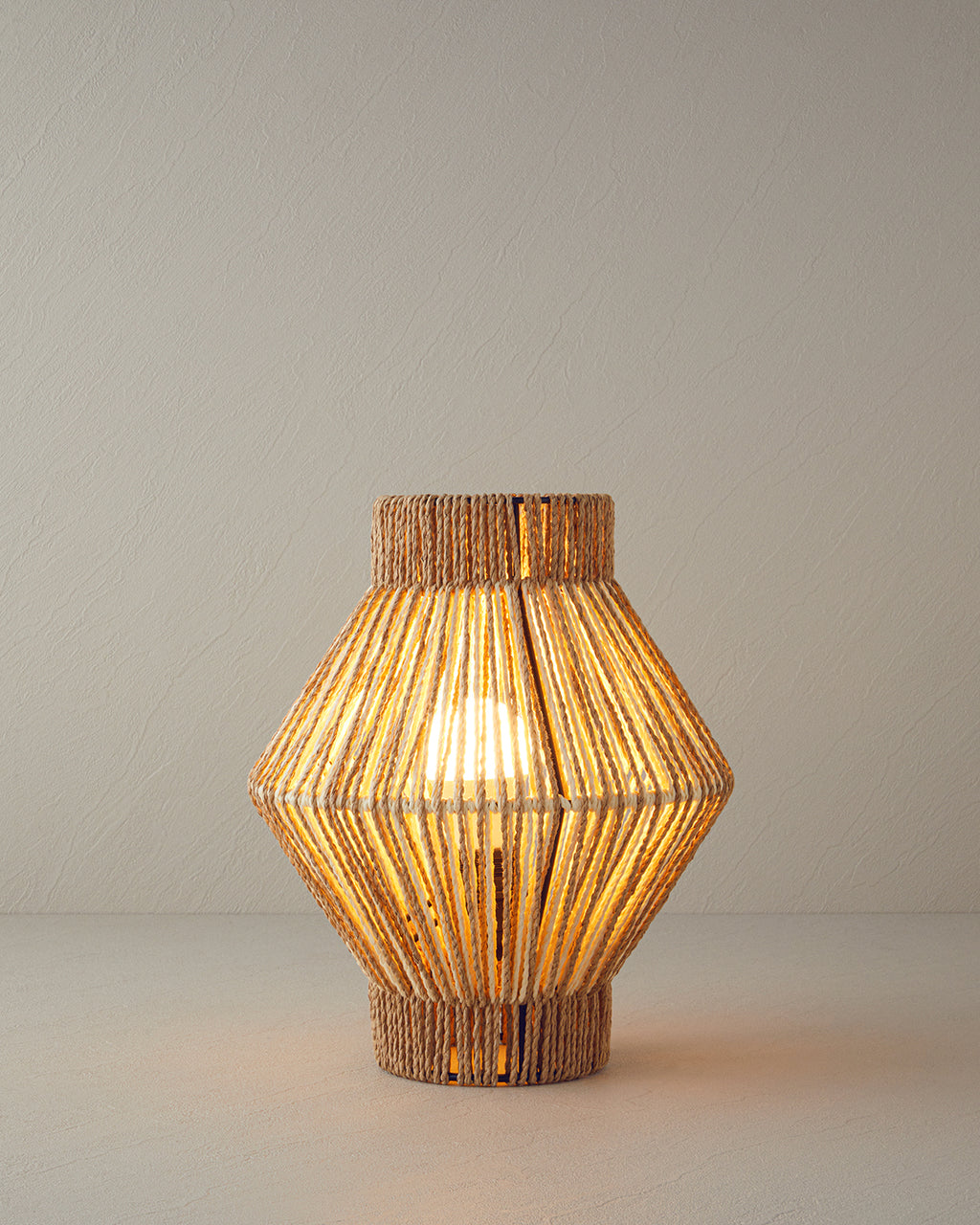 Silva Paper Thread Table Lamp Natural - 12x28x40 cm (view 2)