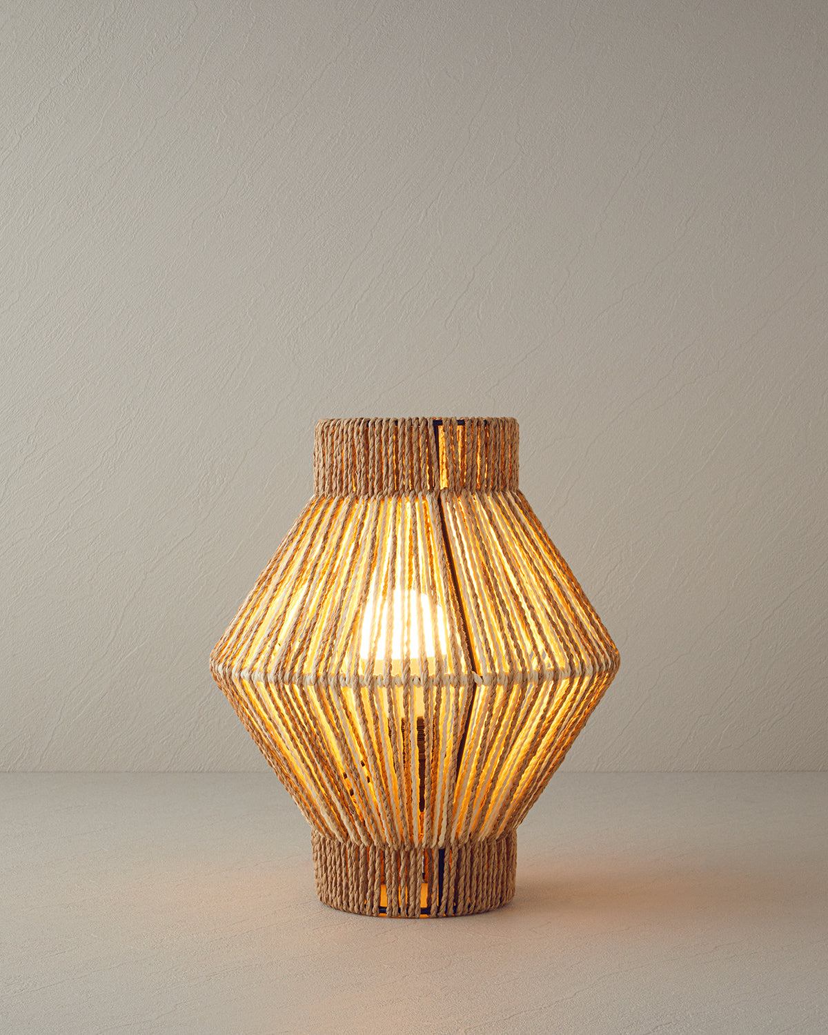 Silva Paper Thread Table Lamp Natural - 12x28x40 cm (view 2)