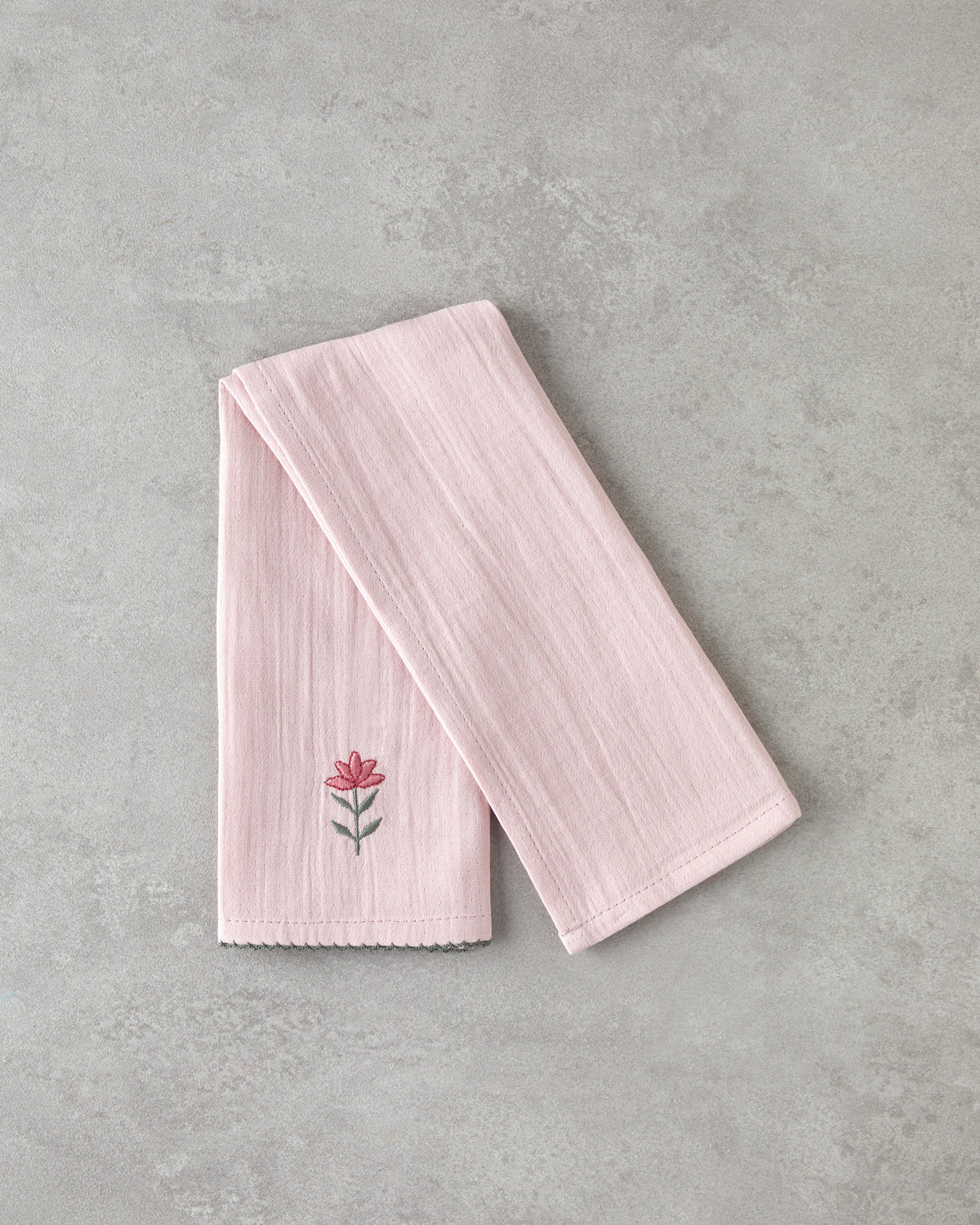 Retro Vernal Cotton Drying Cloth 30x50 cm Powder