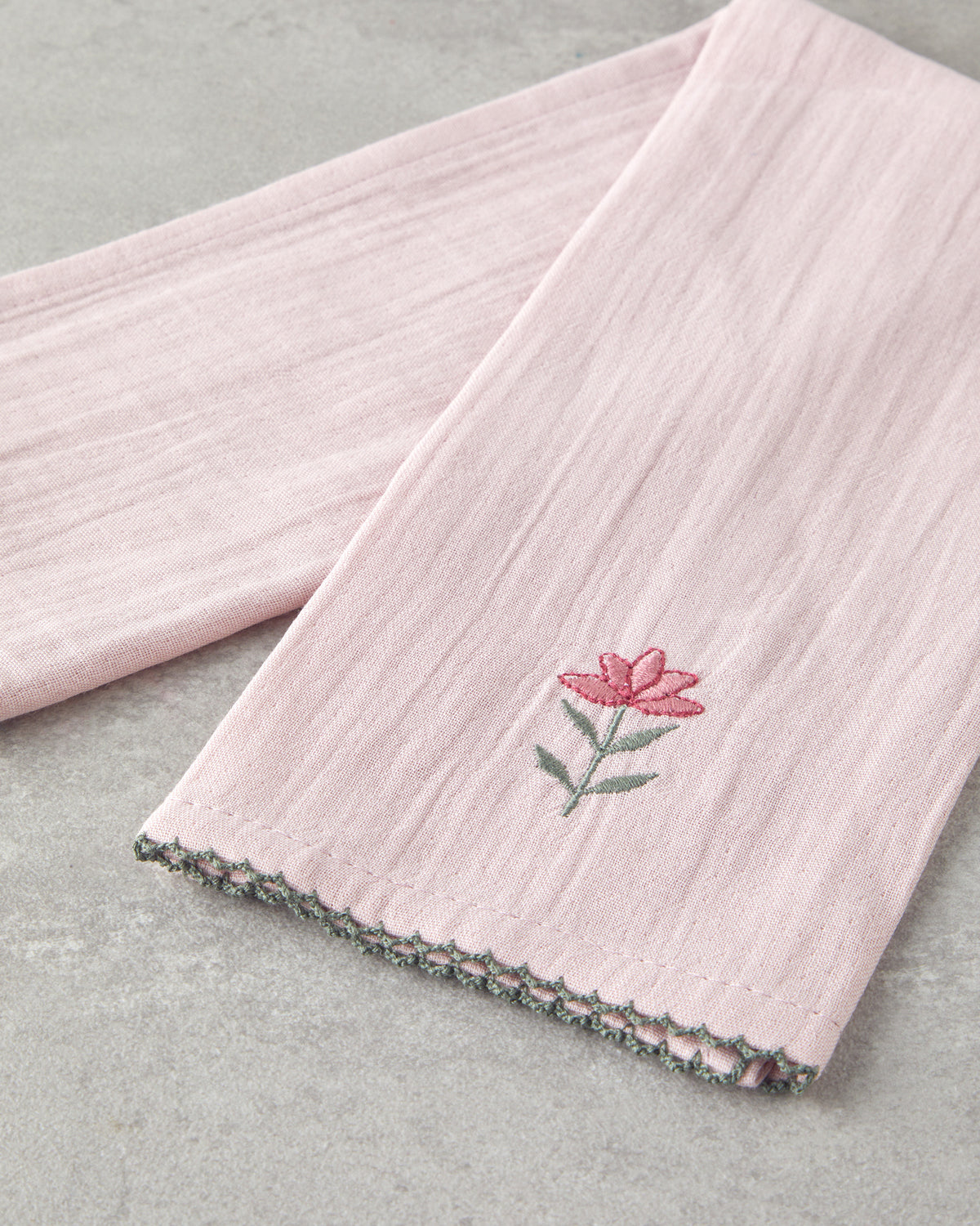 Retro Vernal Cotton Drying Cloth 30x50 cm Powder (view 3)