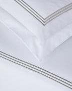 Modern Frame Embroidery Percale Super King Duvet Cover Set (view 5)