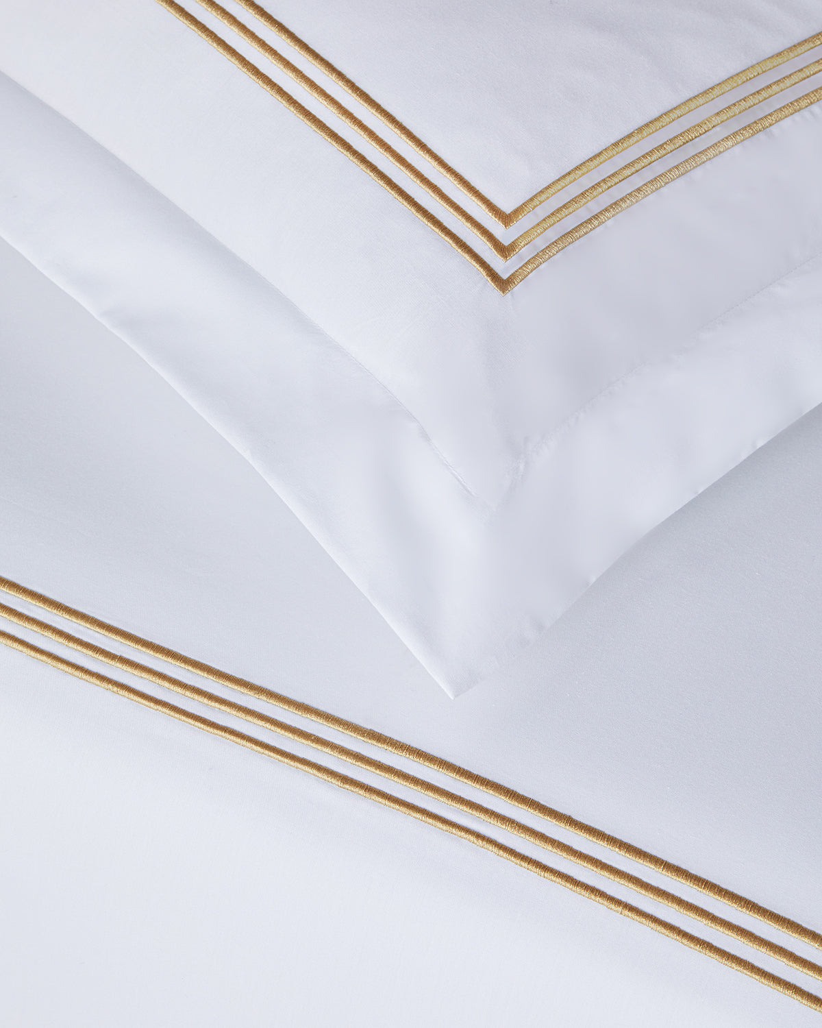 Modern Frame Embroidery Percale Super King Duvet Cover Set (view 11)