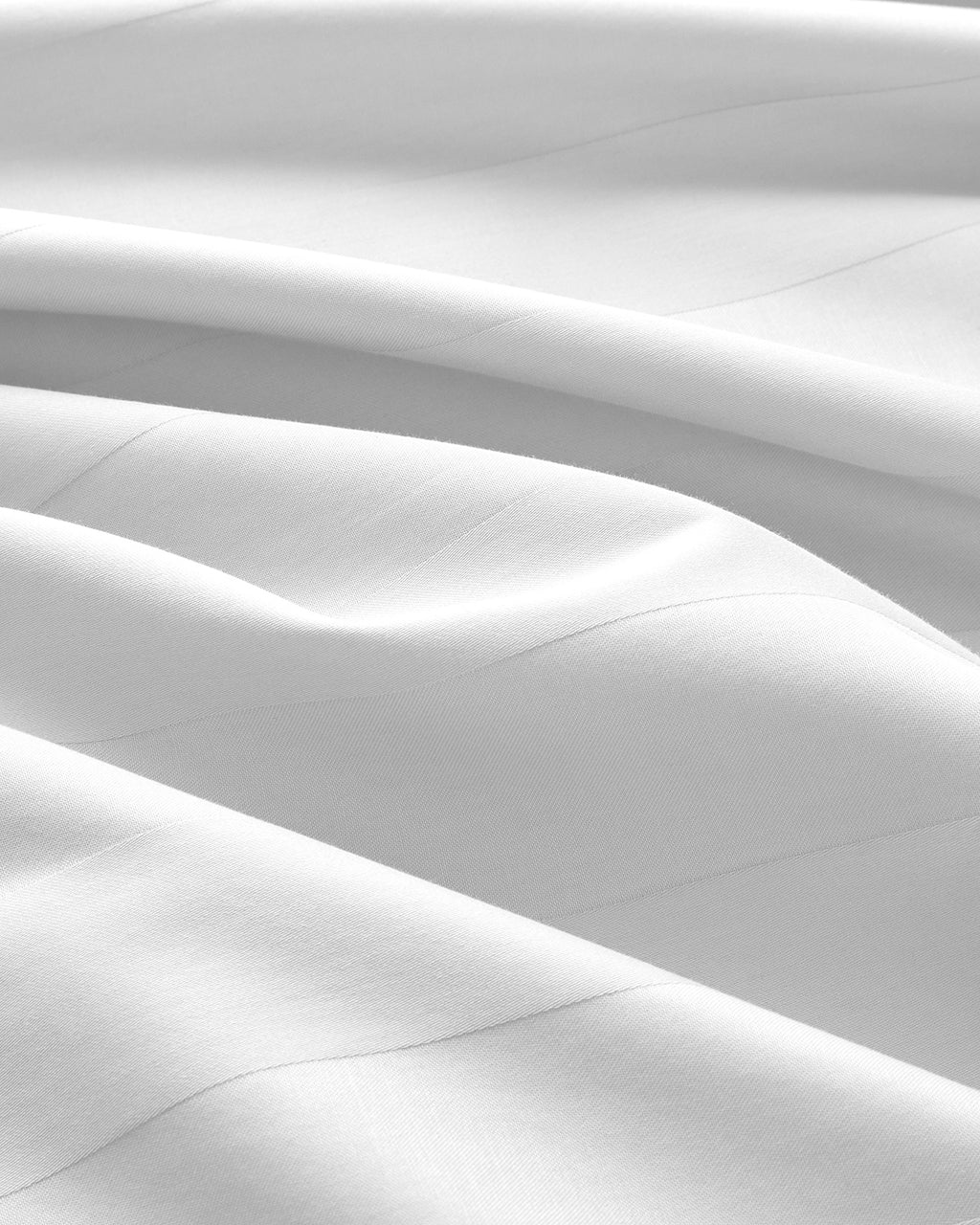Deluxe Striped Cotton Satin Super King Plus Duvet Cover Set Off White (view 5)