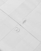 Deluxe Striped Cotton Satin Super King Plus Duvet Cover Set Off White (view 13)
