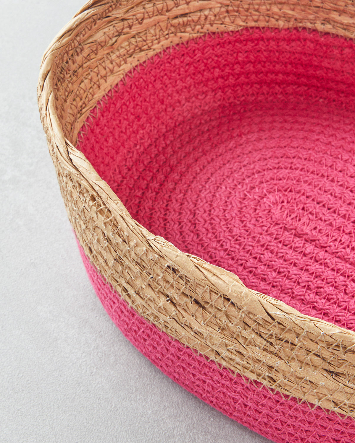 Colorful Lines Paper Thread Basket (view 3)