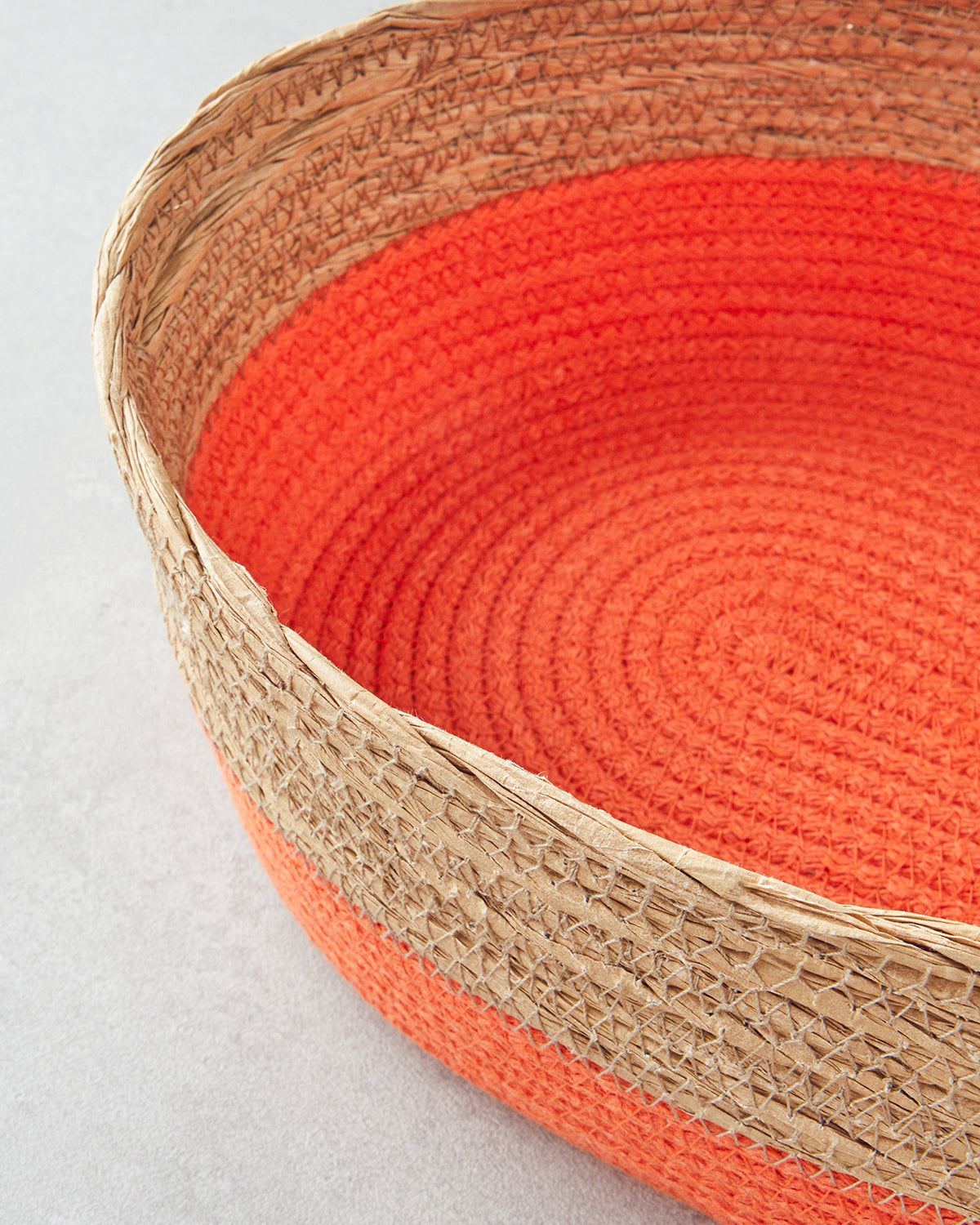 Colorful Lines Paper Thread Basket (view 7)