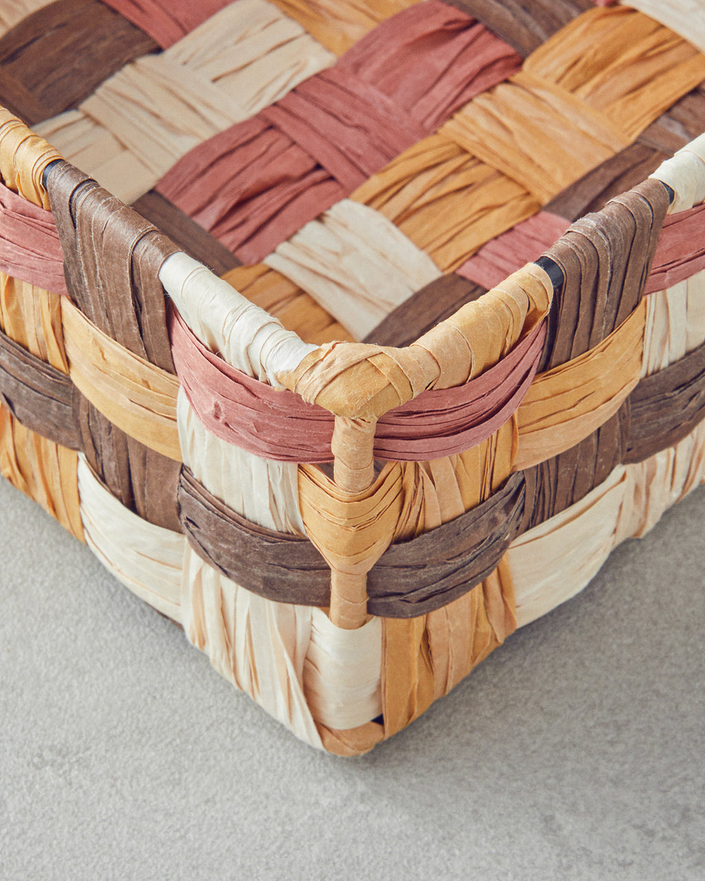 Modern Square Paper Thread Basket (view 7)