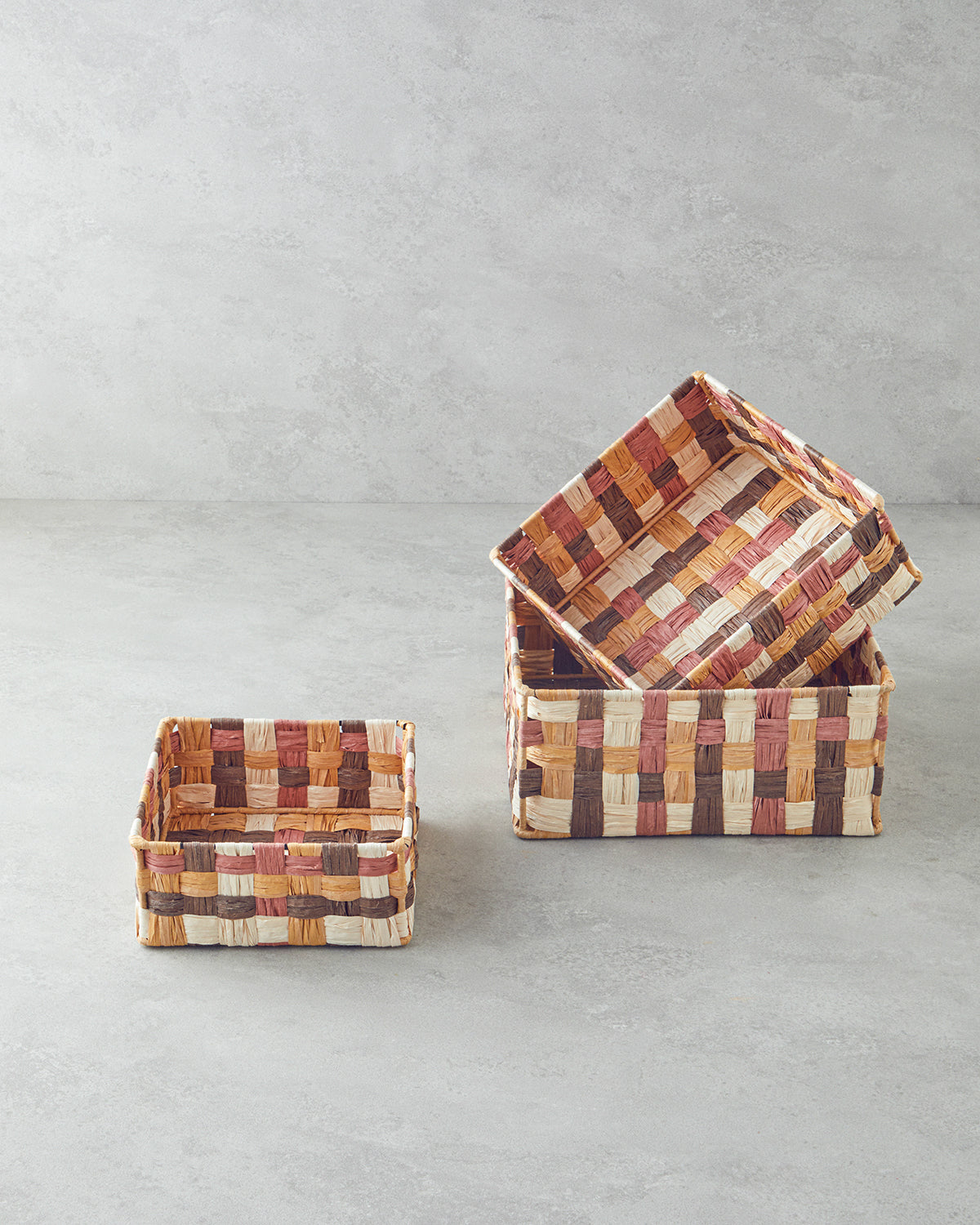 Modern Square Paper Thread Basket (view 8)