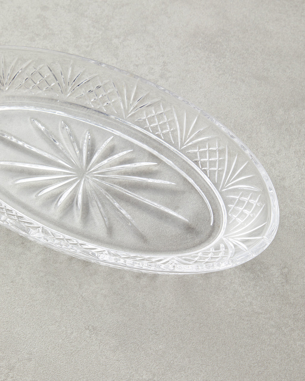 Cross Glass 2 pcs Rectangular Plate 23x17 cm Transparent (view 3)