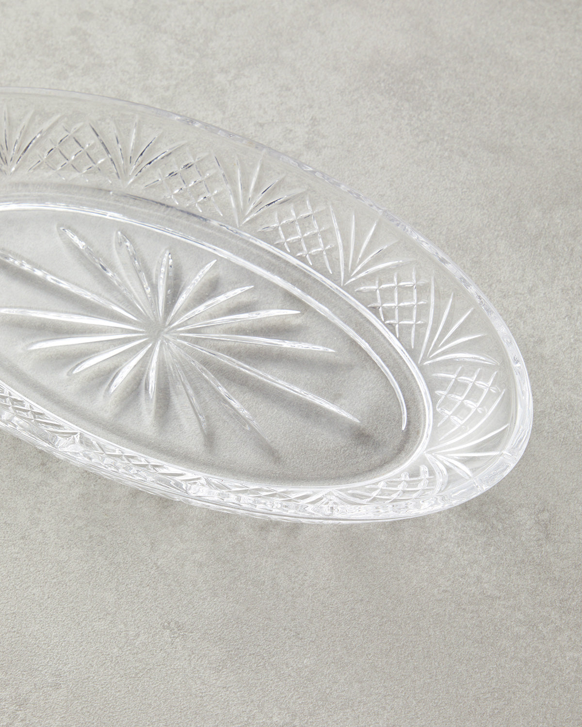 Cross Glass 2 pcs Rectangular Plate 23x17 cm Transparent (view 3)