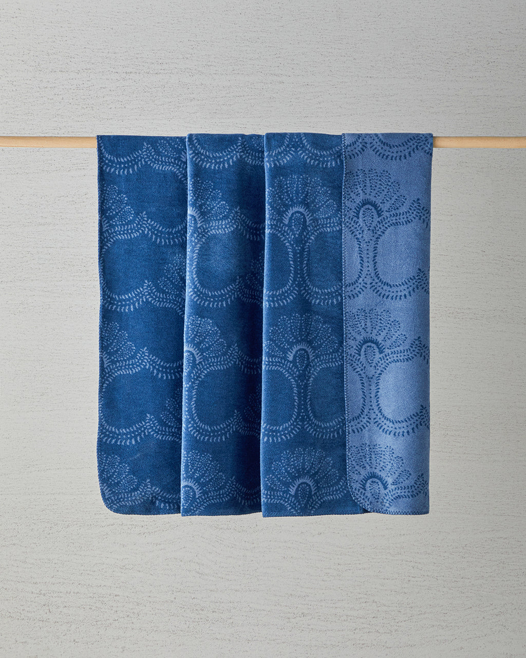 Spread Cotton Double Size Blanket 200x220 cm Blue