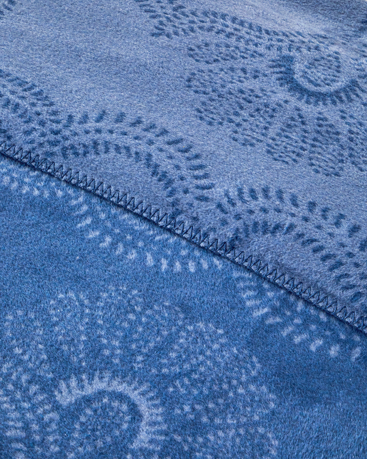 Spread Cotton Double Size Blanket 200x220 cm Blue (view 3)