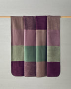Block Cotton Blanket Beige (view 4)