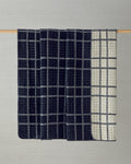 Intense Stripe Cotton Double Size Blanket 200x220 cm Black
