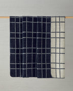 Intense Stripe Cotton Double Size Blanket 200x220 cm Black