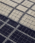 Intense Stripe Cotton Double Size Blanket 200x220 cm Black (view 3)