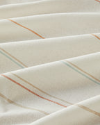 Tender Cotton Polyester Table Cloth 150x200 cm Cream - Blue (view 3)