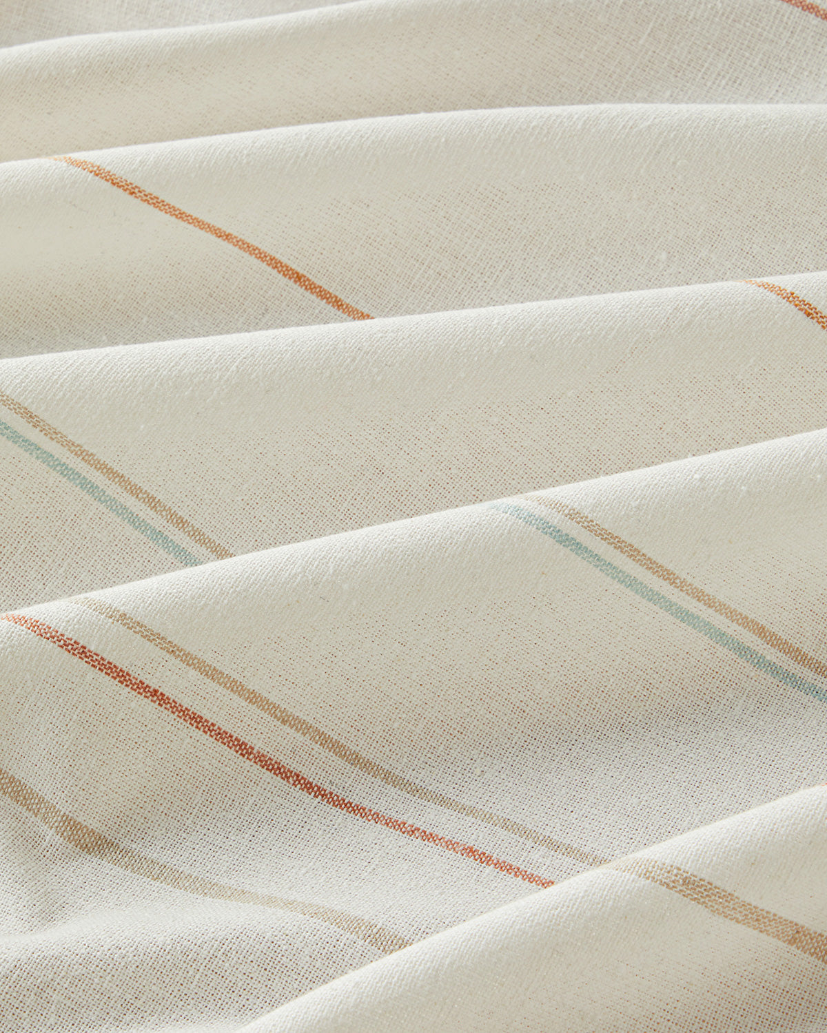 Tender Cotton Polyester Table Cloth 150x200 cm Cream - Blue (view 3)