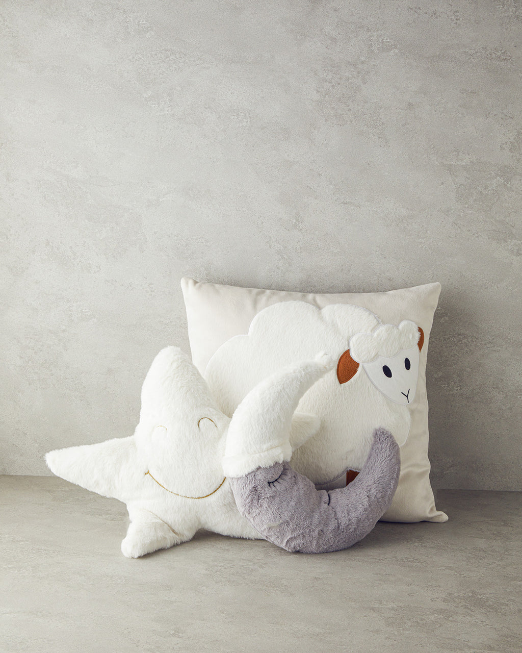 Baby Decorative Cushion 45x45 cm Ecru (view 5)