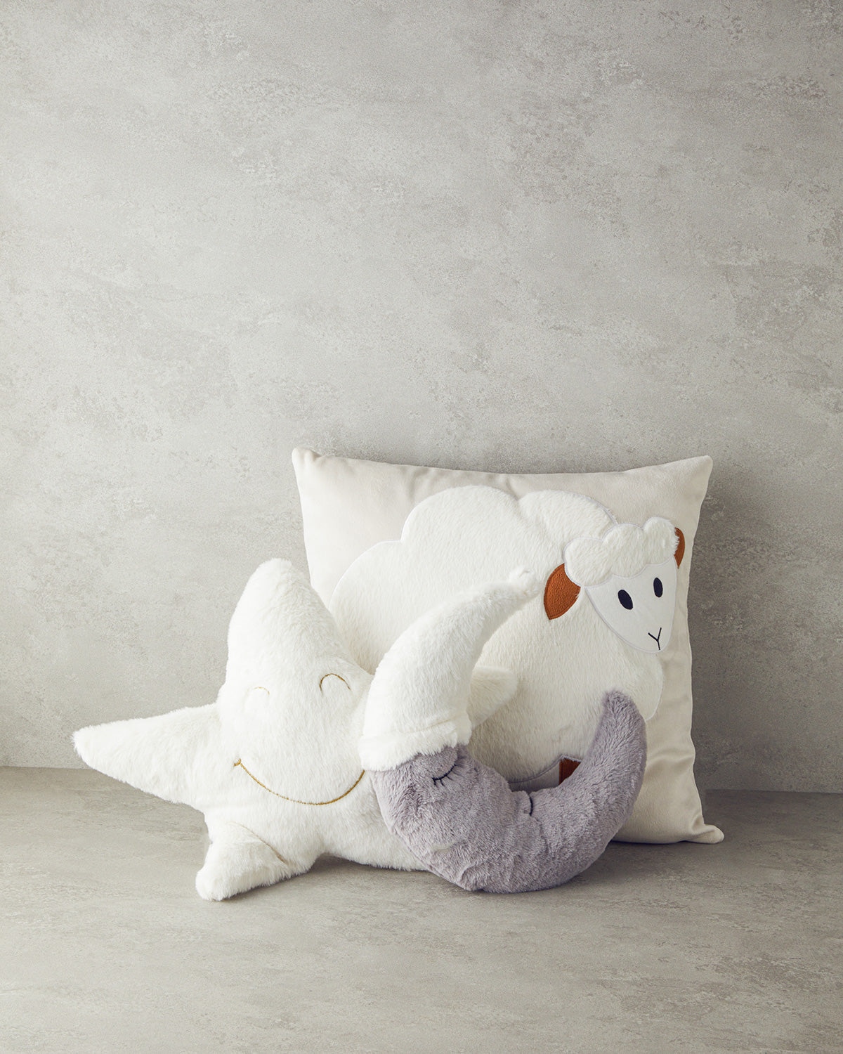 Baby Decorative Cushion 45x45 cm Ecru (view 5)